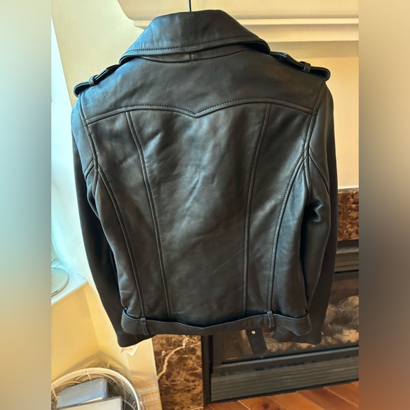 BNWT Maje leather biker jacket- retails $700+ - Picture 3 of 8